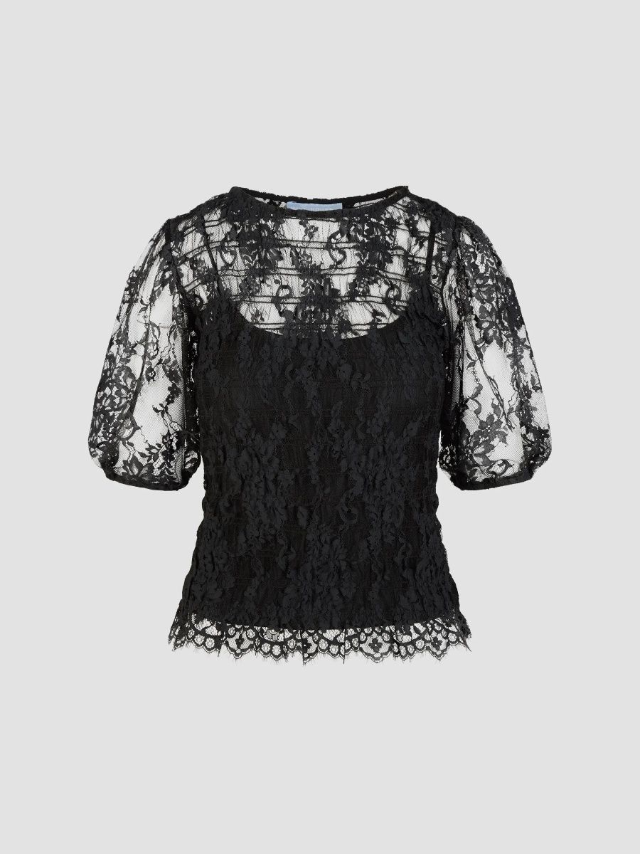 Hill House Home Women's The Dalia Nap Top - Black - Size XL