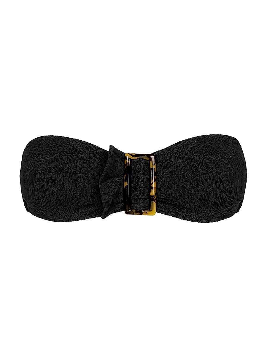 Women's Firenze Sade Bandeau Bikini Top - Black - Size XL