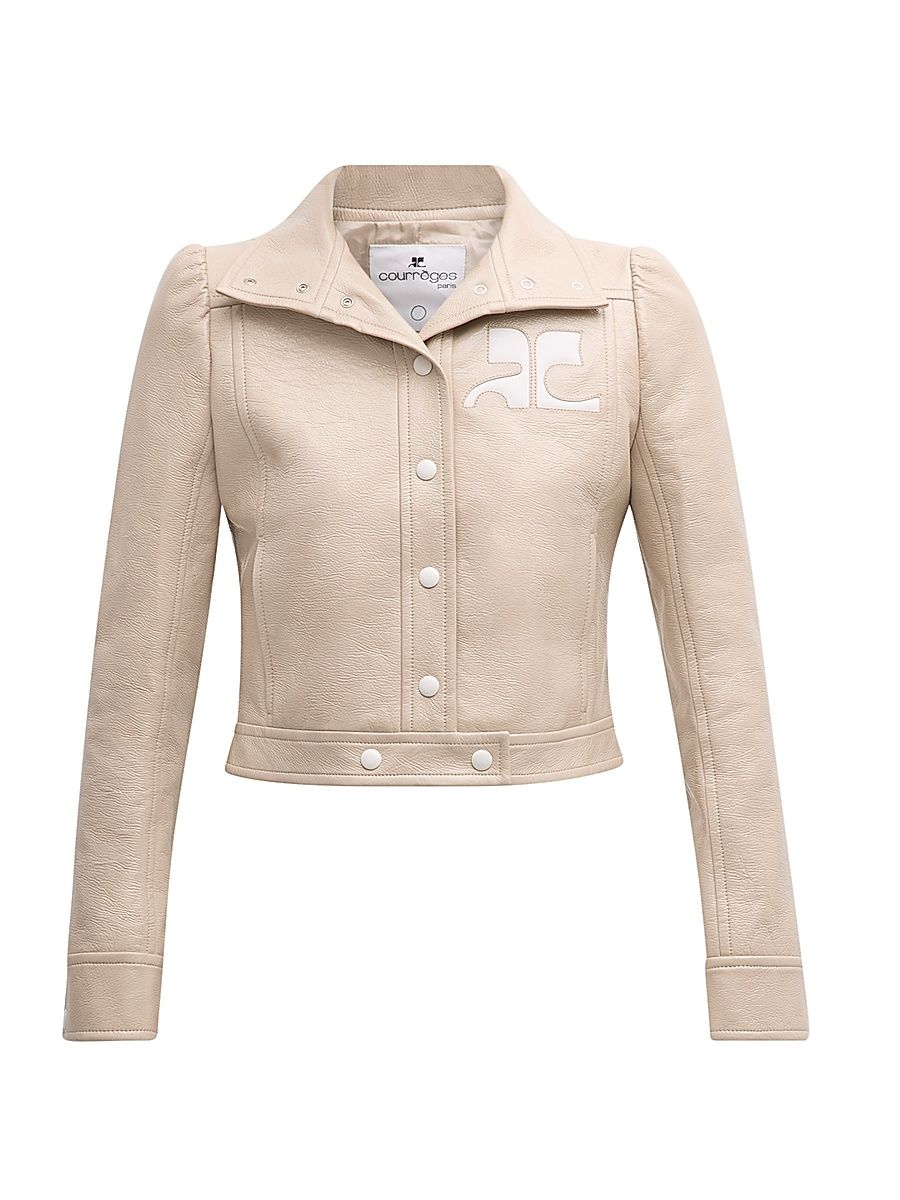 Women's Reedition Vinyl Jacket - Grey - Size 12