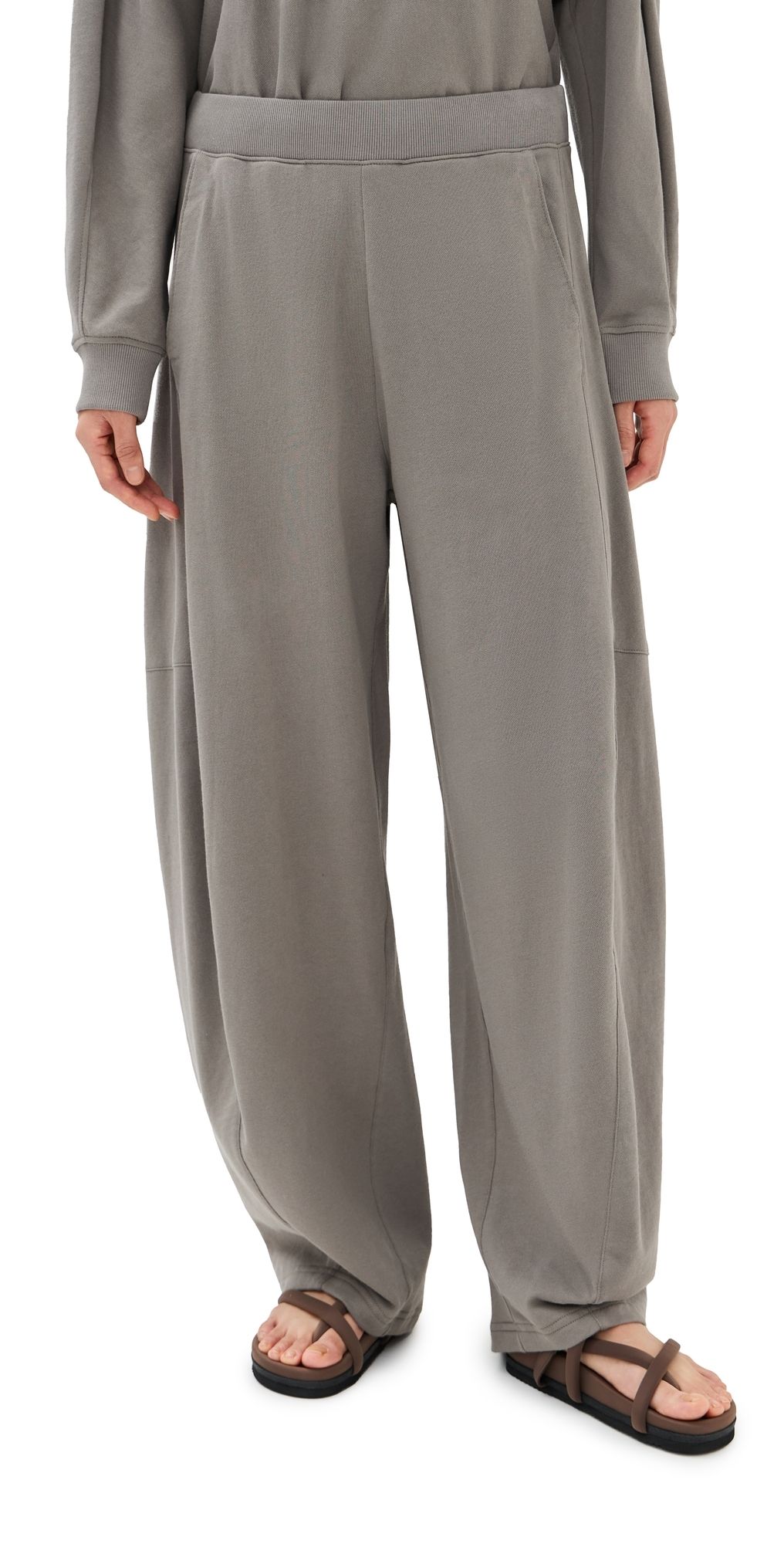 Tibi Lightweight Winslow Pants Dark Stone M