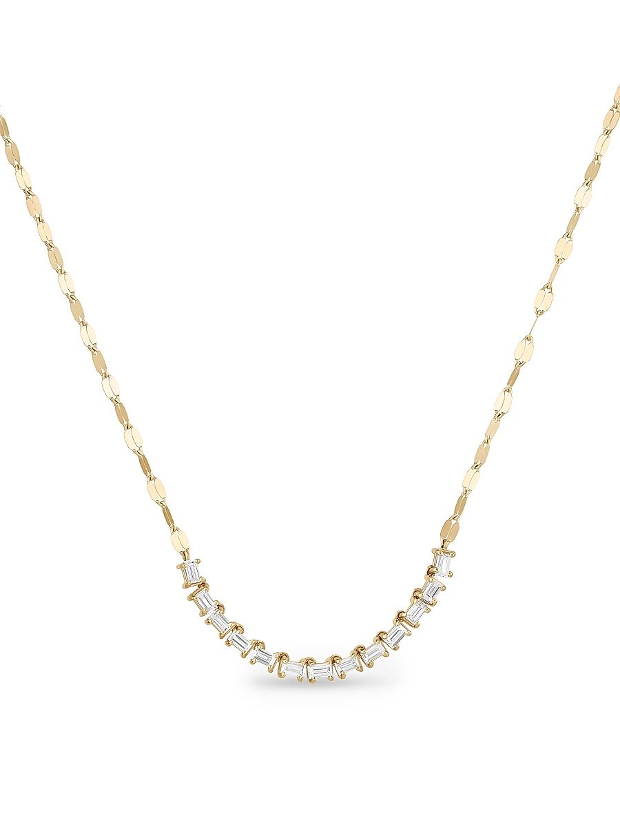 Women's 14K Yellow Gold & 0.30 TCW Diamond Necklace - Yellow Gold