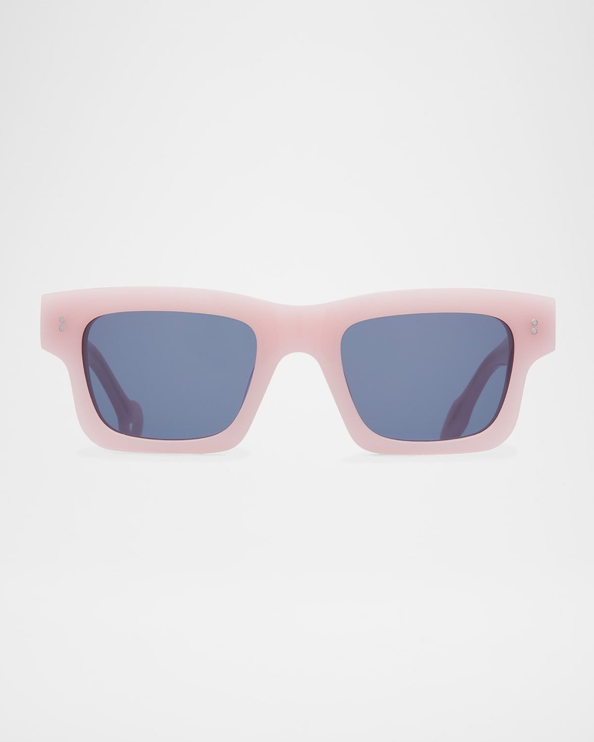Rectangle Logo-Print Sunglasses