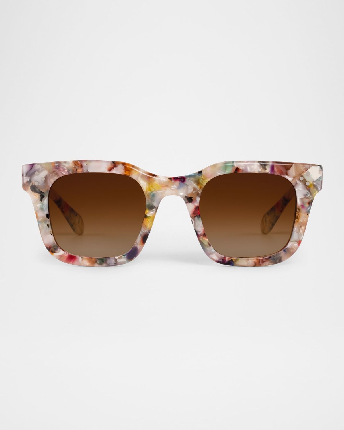 Celeste Acetate Square Sunglasses