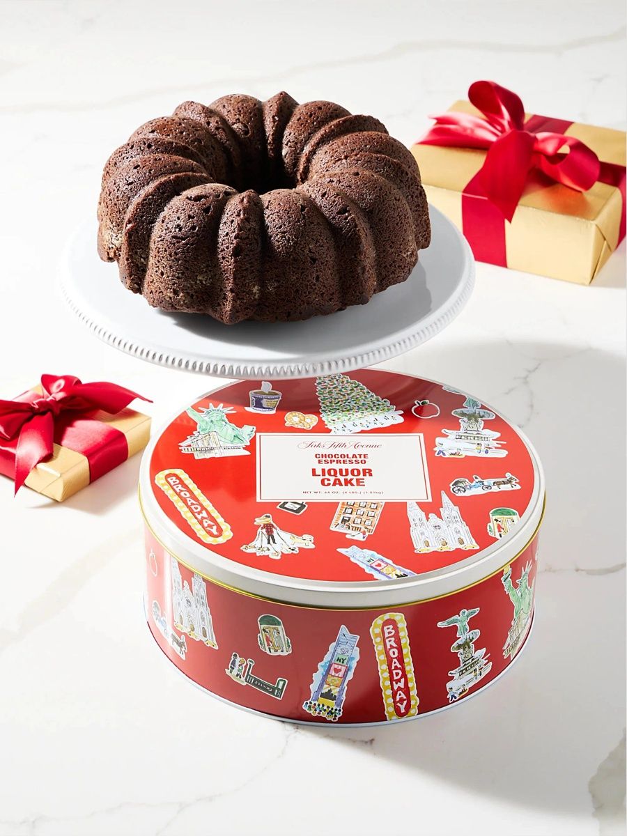 Saks Fifth Avenue Chocolate Espresso Liquor Cake