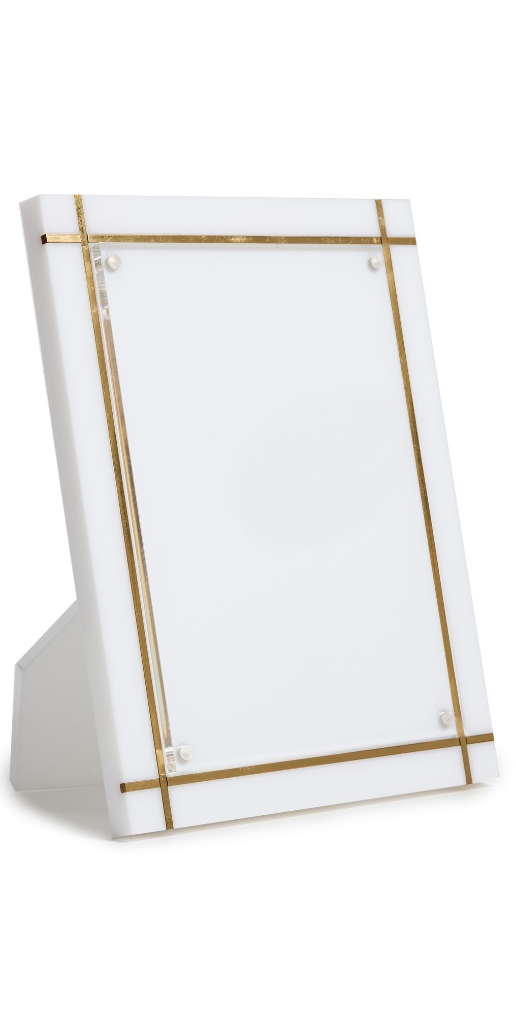 Tizo Design Lucite Frame 5x7 White One Size