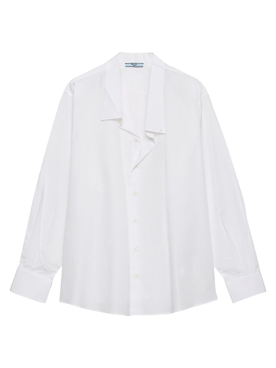 Women's Poplin Shirt - White - Size 10