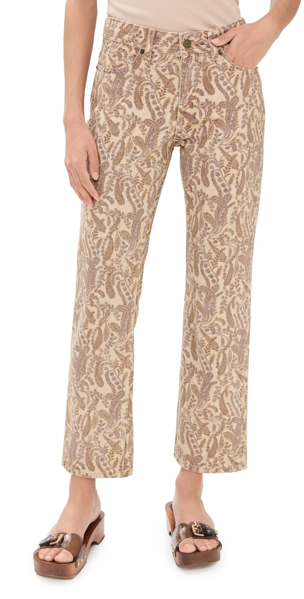 ba & sh Tooty Jeans Ecru 42