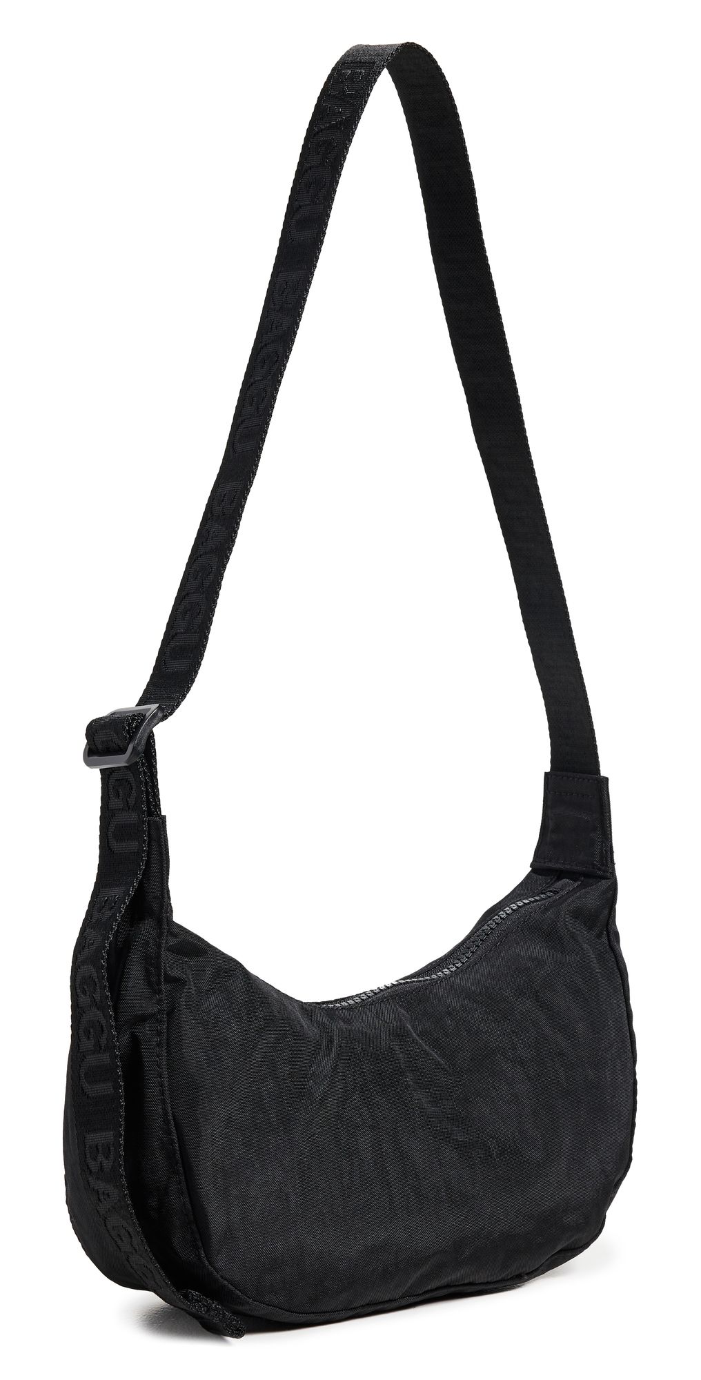 BAGGU Small Nylon Crescent Bag Black One Size