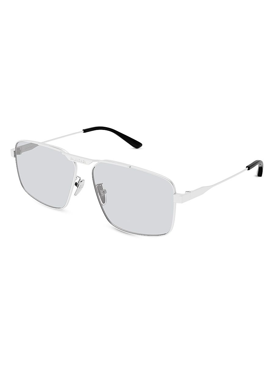 Men's Tag 3.0 62MM Navigator Sunglasses - Silver