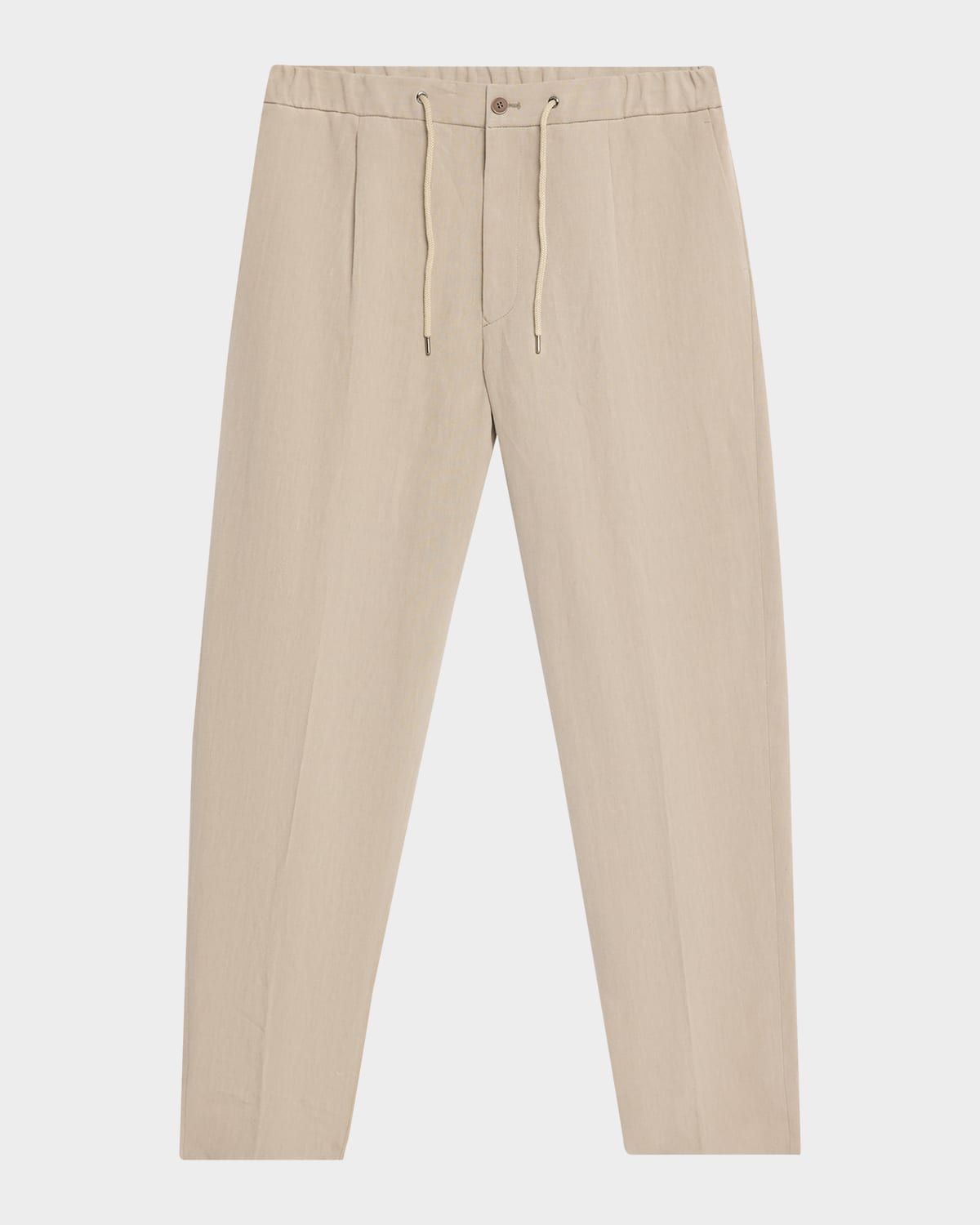 Linen Drawstring Pants