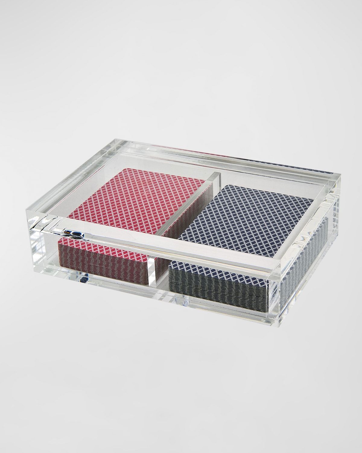 Lucite Card Box Set (Includes 2 Set of Cards)