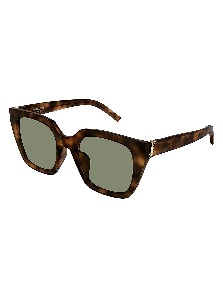 Women's Monogram Hinge M 51MM Cat-Eye Sunglasses - Green Havana