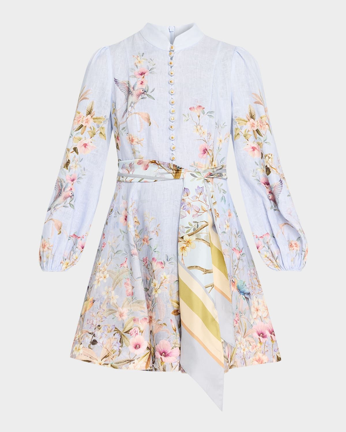 Rebellion Button Mini Dress