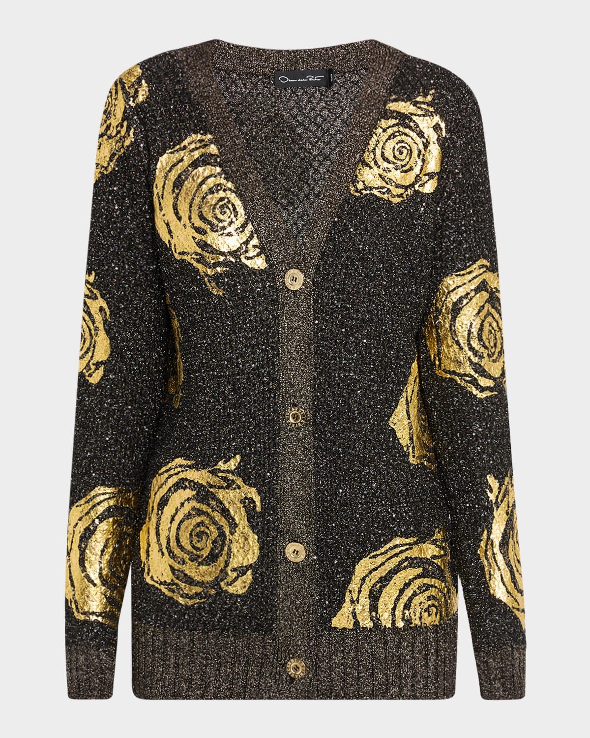Foiled Rose Cardigan