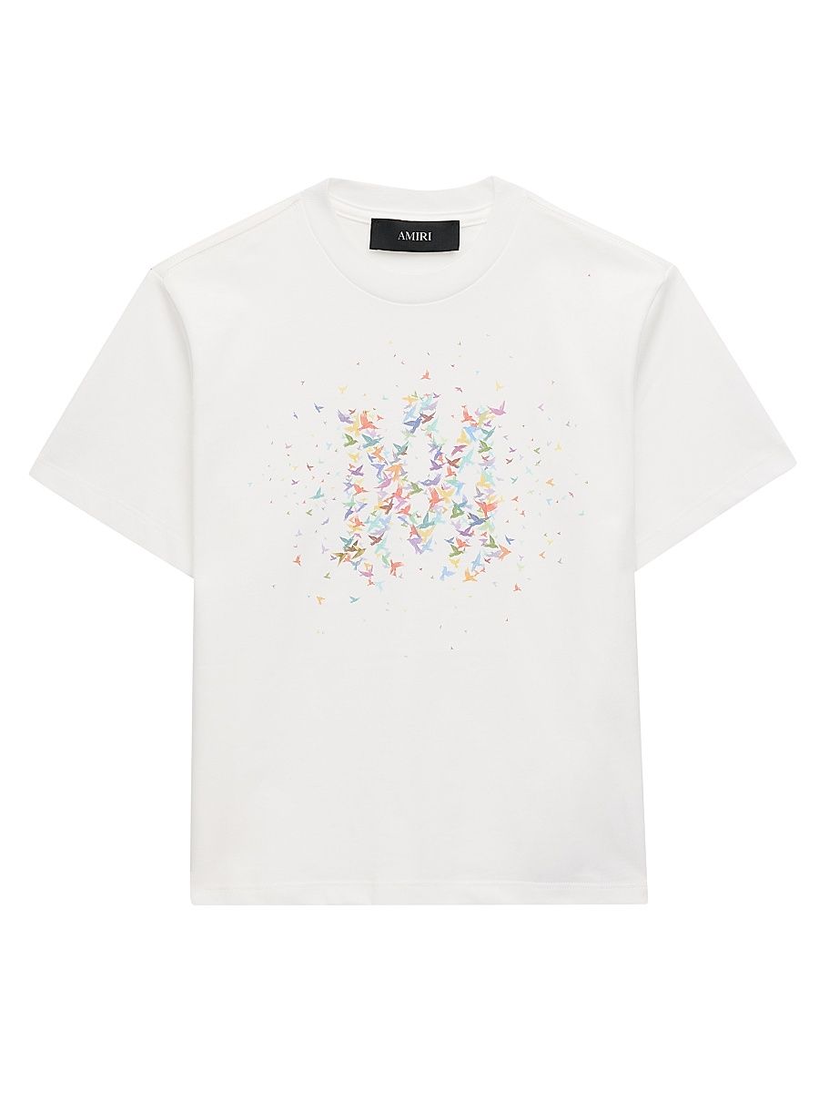 Little Kid's & Kid's Graphic Cotton T-Shirt - Ivory - Size 6