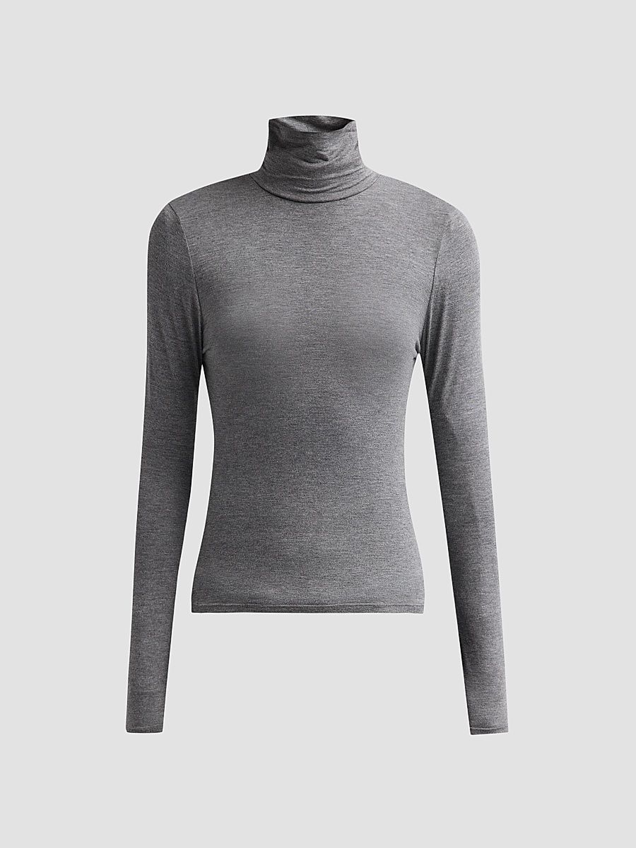Women's Keria Jersey Top - Dark Heather Grey - Size XL