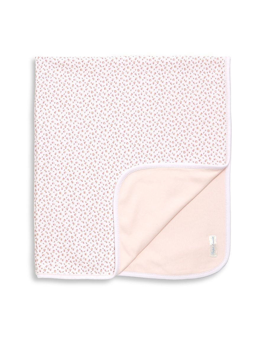 Baby's Reversible Blanket - White Pink