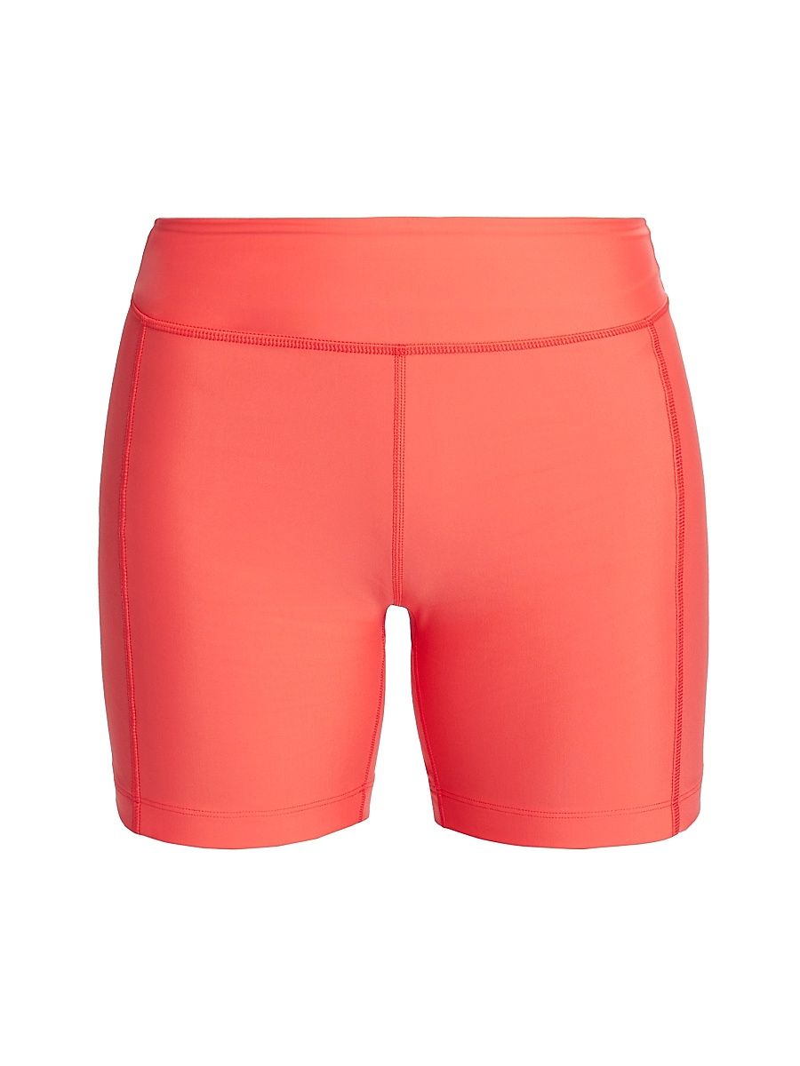 Women's Splashknit Active Shorts - Hot Coral - Size XS