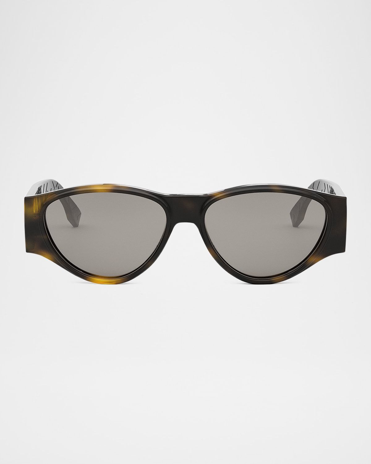 Men & apos;s FF Squared Acetate Oval Sunglasses