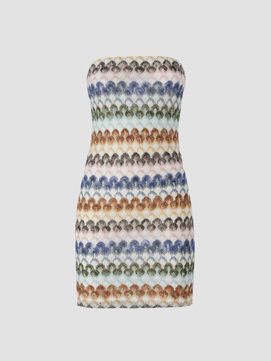 Missoni Women's Scale Pattern Strapless Mini Dress - Multicolor - Size 0