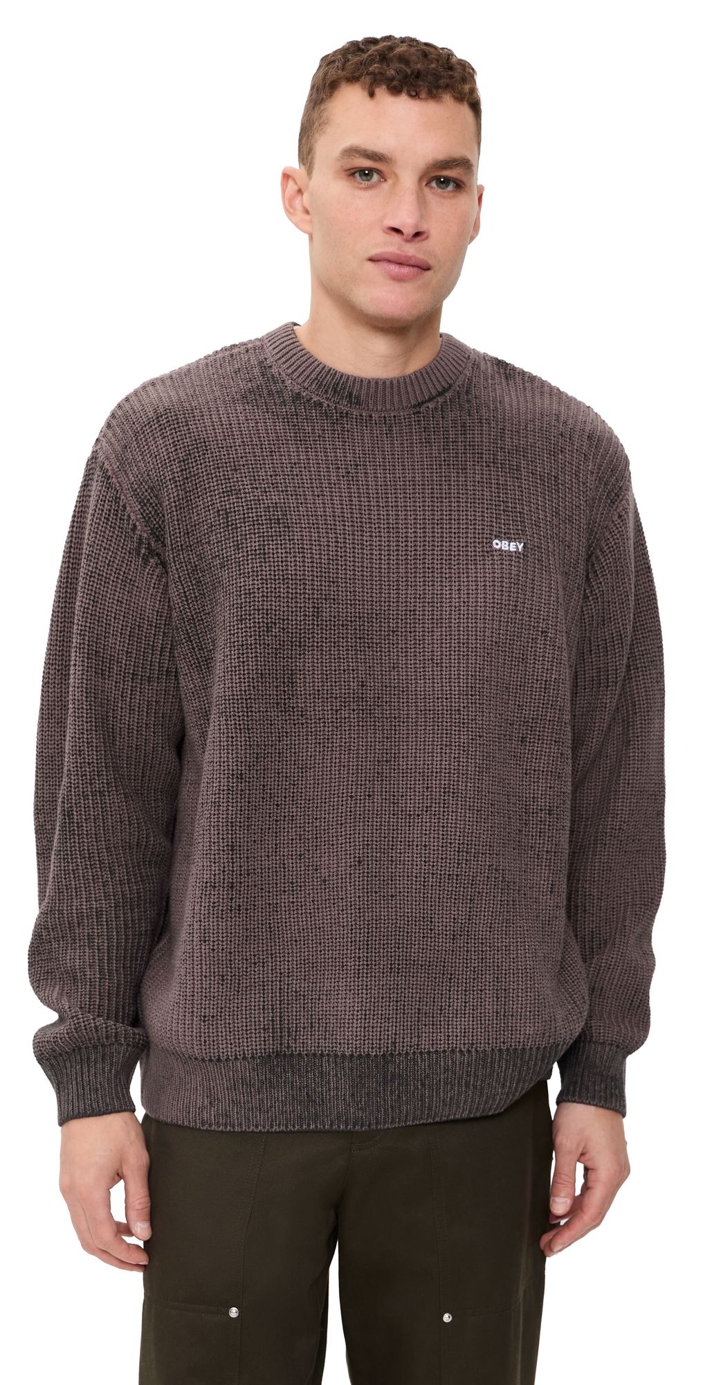 Obey Spray Effect Sweater MOREL MULTI XXL