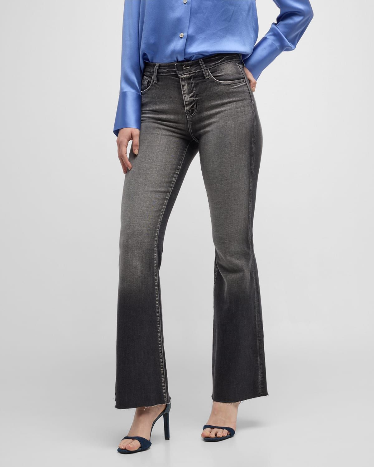 Sera High Rise Sneaker Flare Jeans