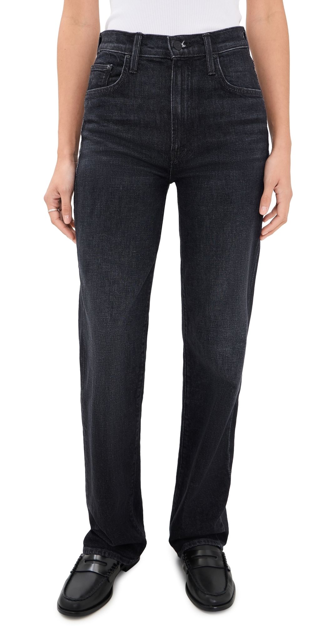 MOTHER The Rambler Zip Sneak Jeans Riding The Milkyway 27