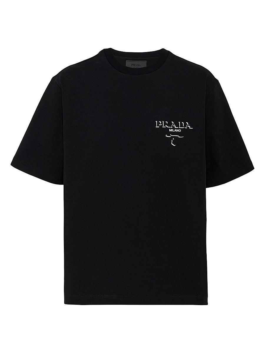 Men's Cotton T-Shirt - Black - Size Medium