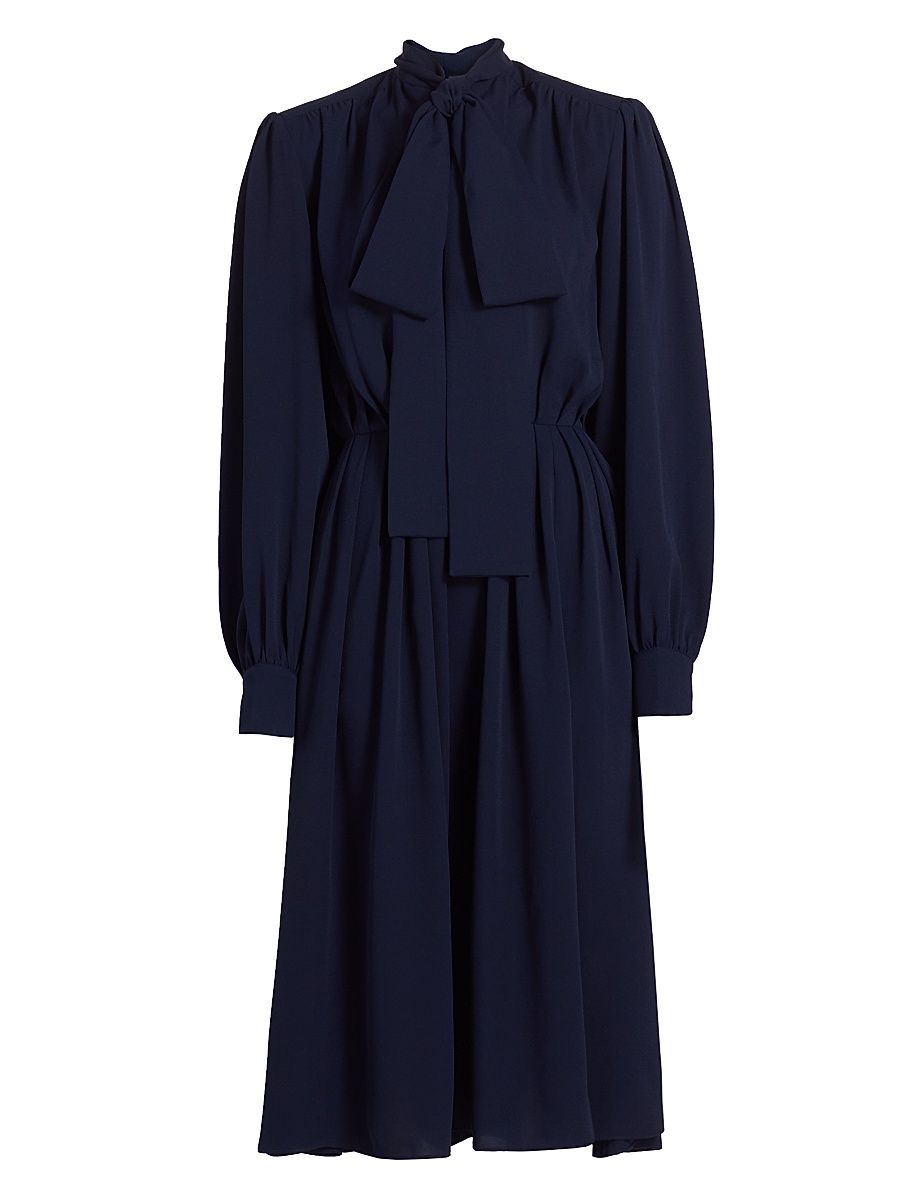 Women's Outlander x Ronny Kobo Adair Tieneck Midi-Dress - Navy - Size XL