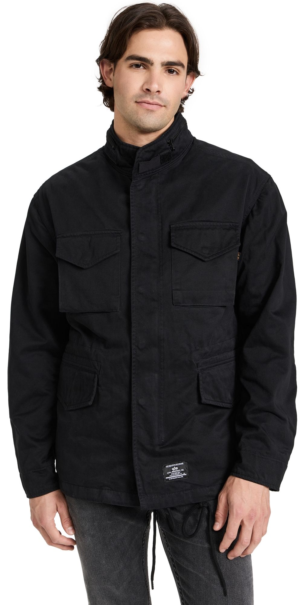 Alpha Industries M-65 Relaxed Fit Field Coat Black L