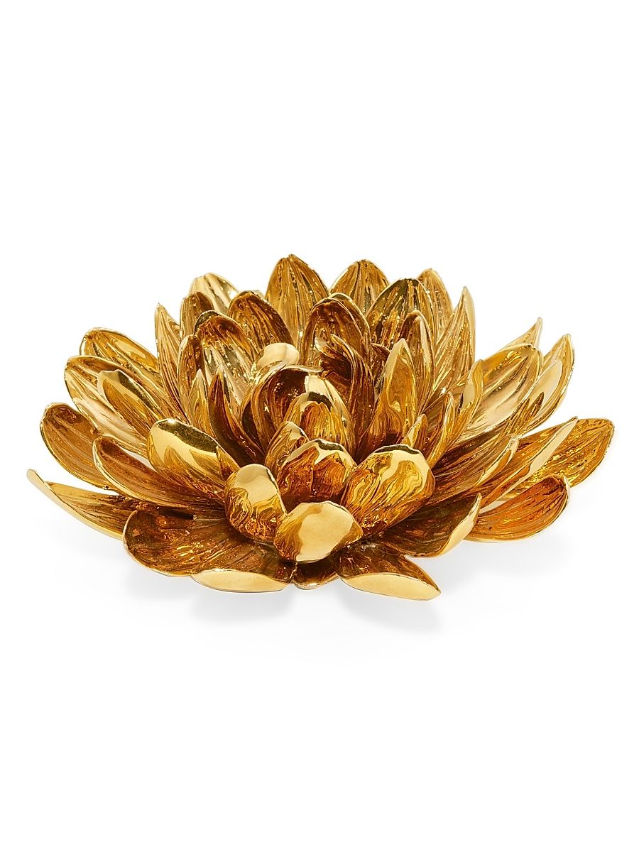 AERIN Gilded Dahlia Flower - Gold