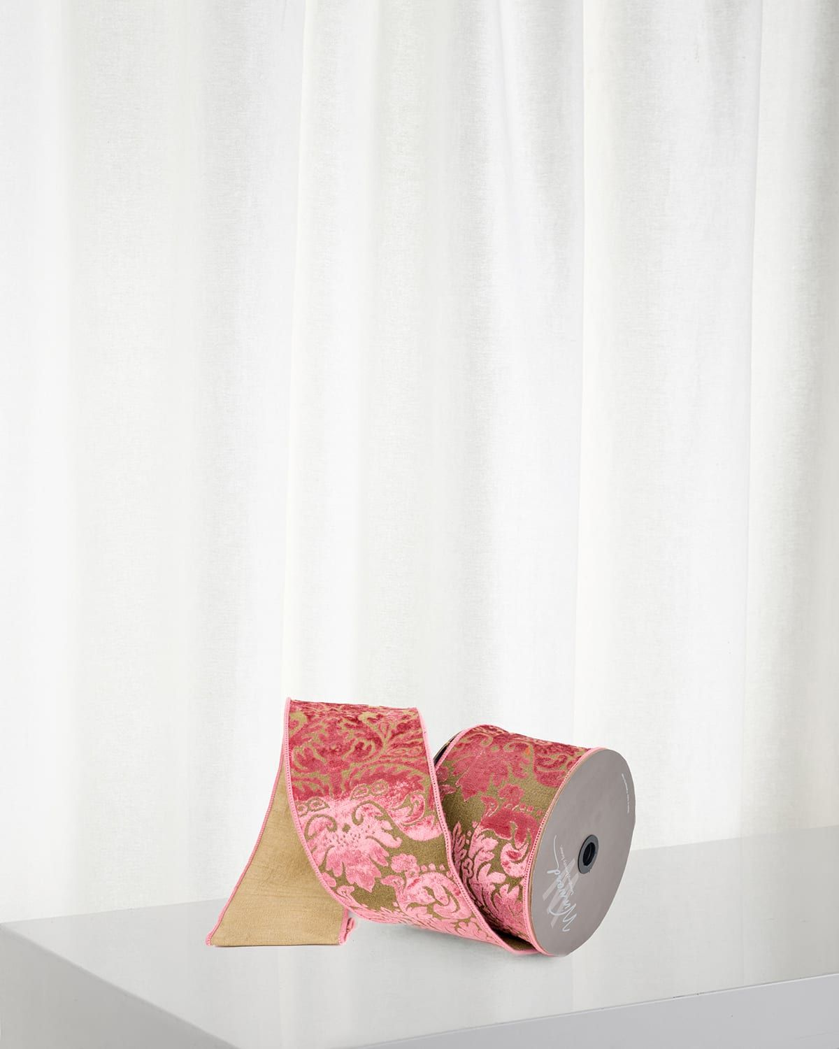 Scrollwork Jacquard Ribbon, 4"W x 10 Yards