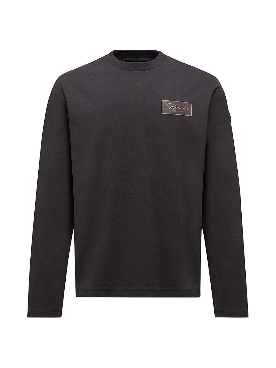 Men's Crew Neck T-Shirt in Cotton - Black - Size XXXL
