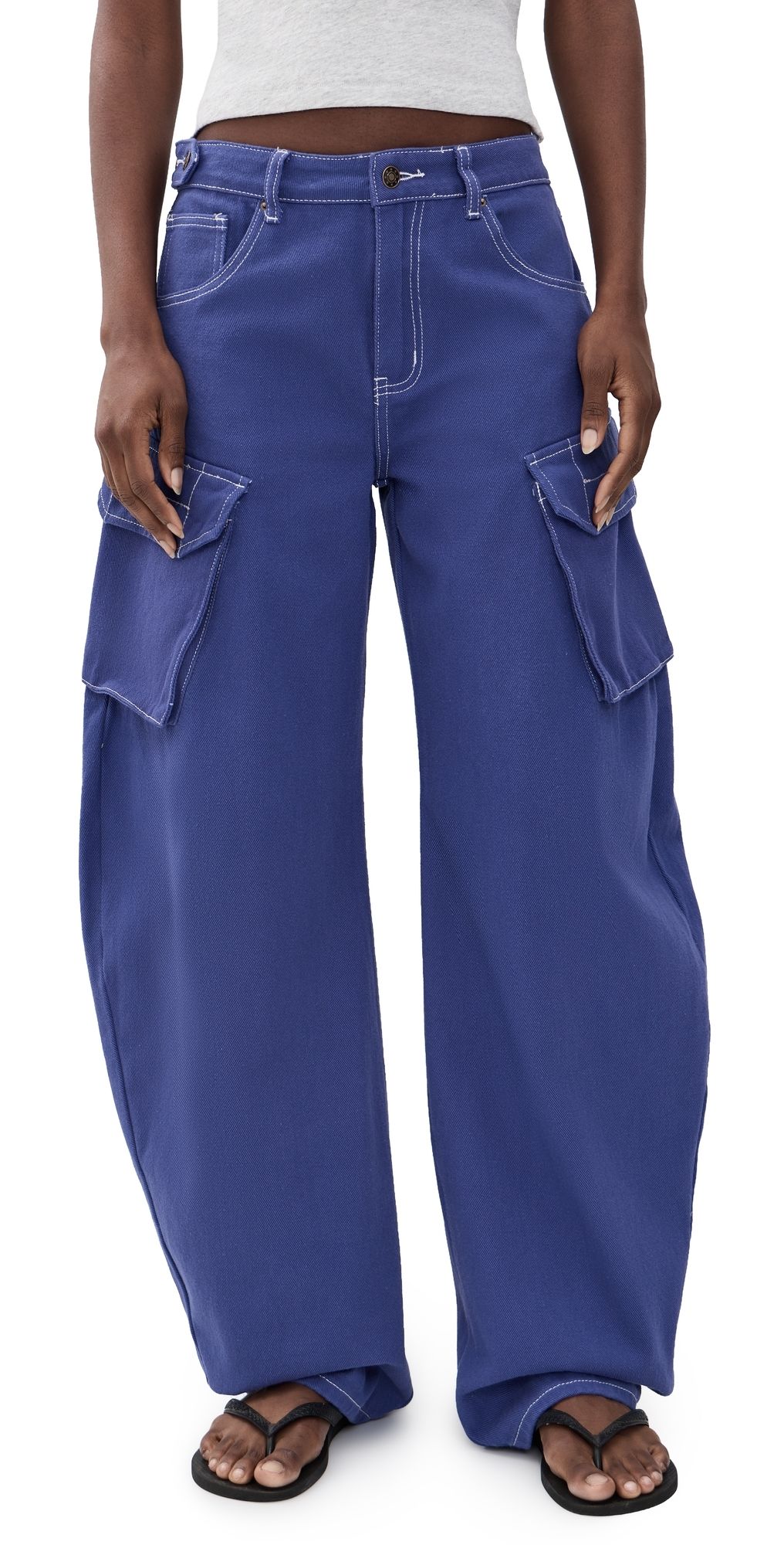Lioness Penthouse Cargo Pants Cobalt M