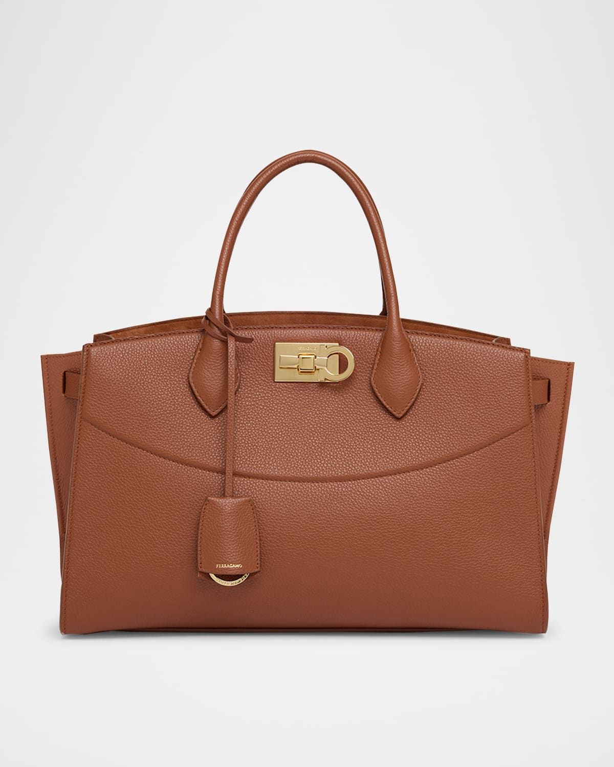 The New Studio Soft Leather Top-Handle Bag