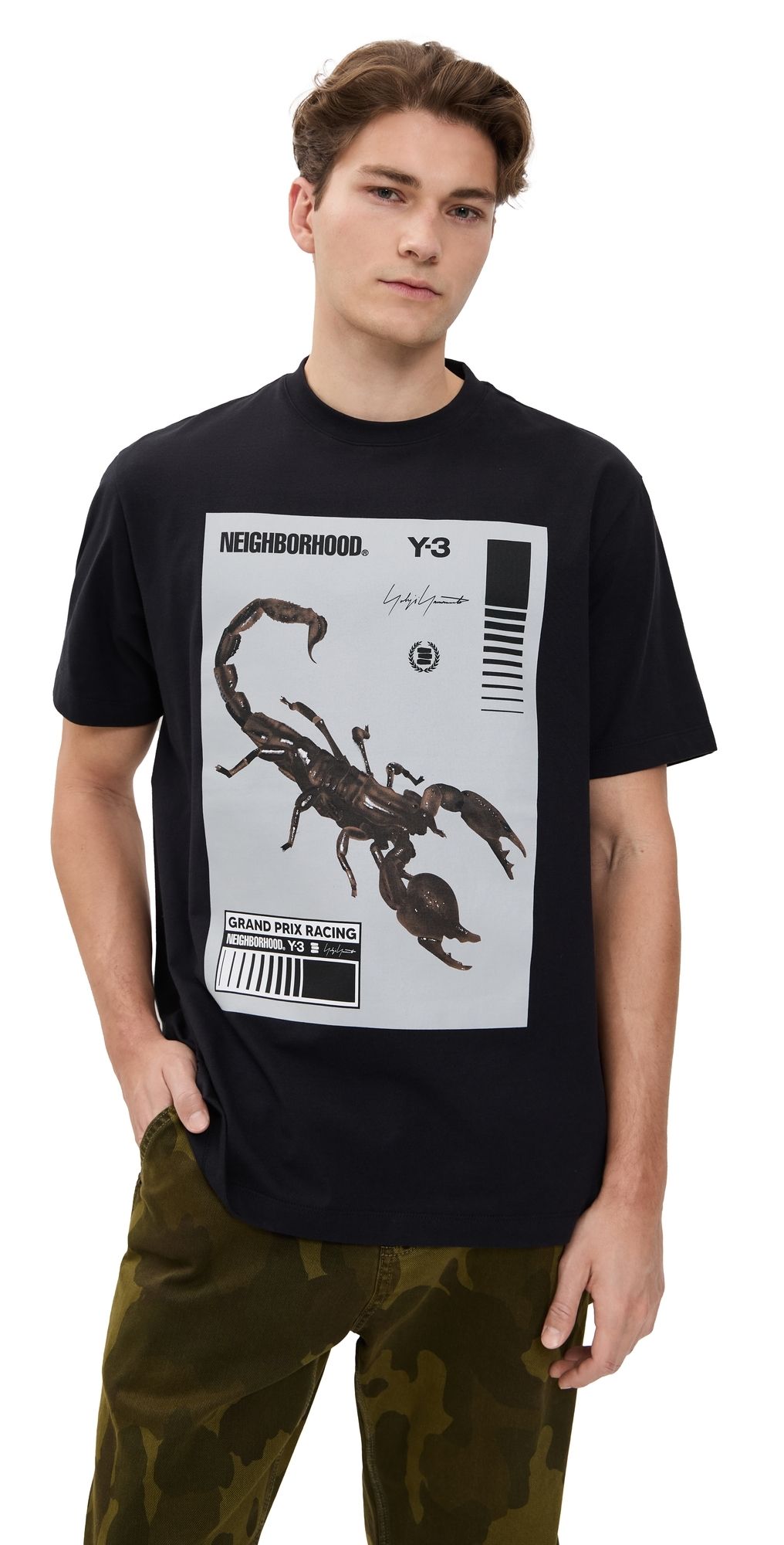 Y-3 Y-3 x Neighborhood Graphic Tee Black L