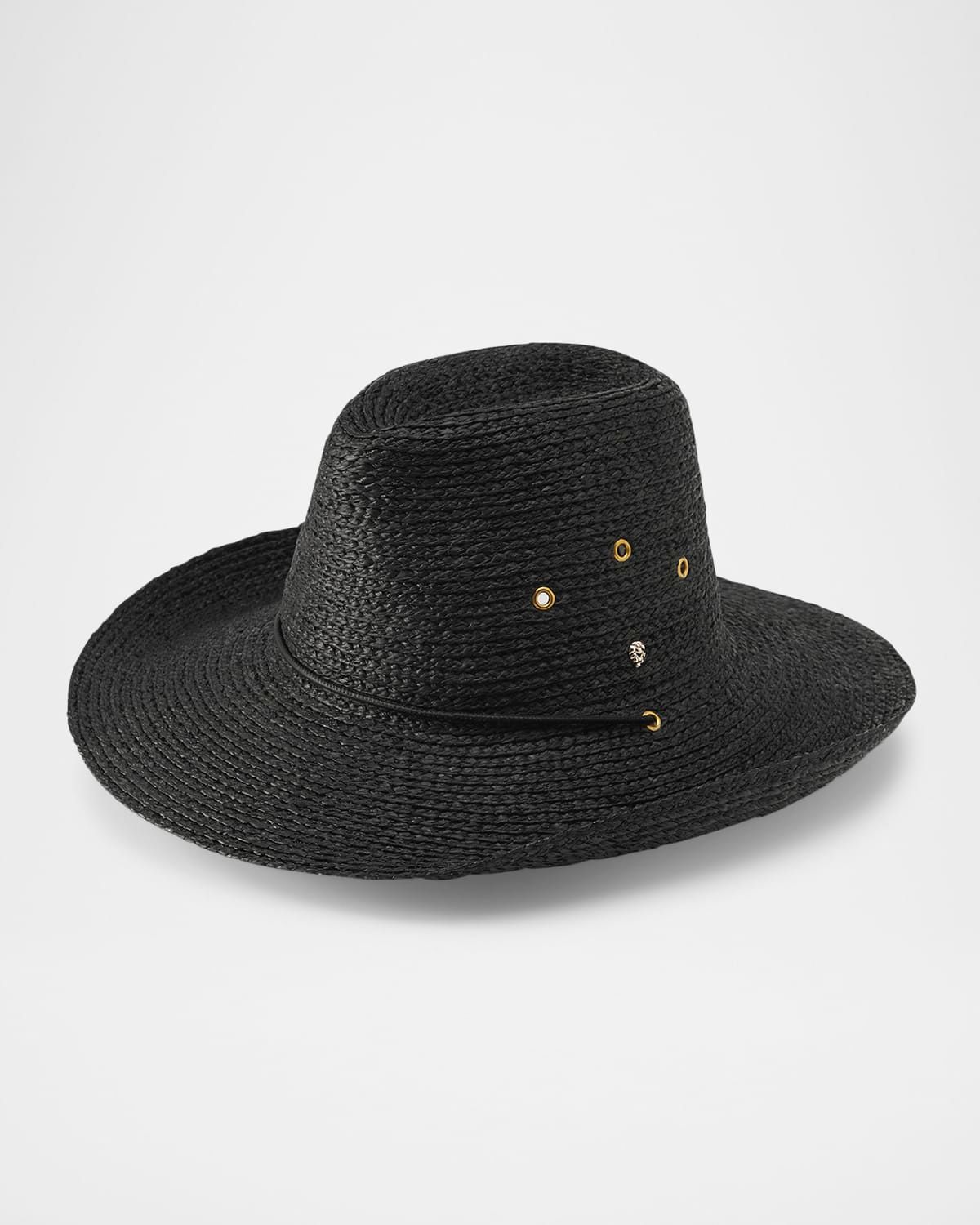Madison Raffia Cowboy Fedora