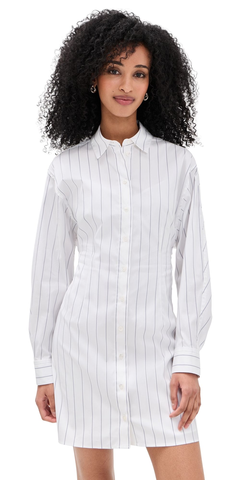 Theory Drop Volume Shirt dress Lavender Multi 10