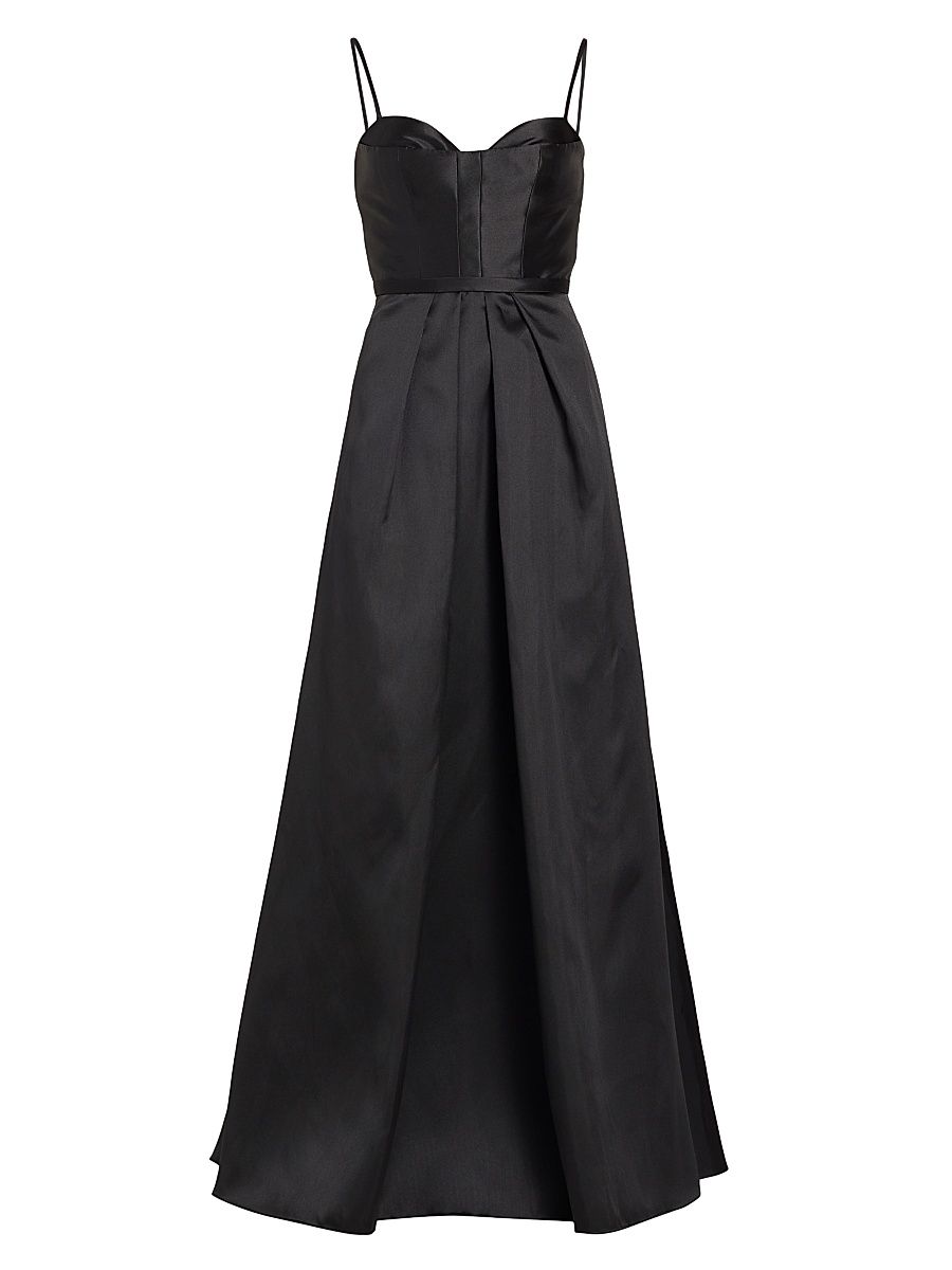 Women's Vernise Sweetheart A-Line Gown - Black - Size 18