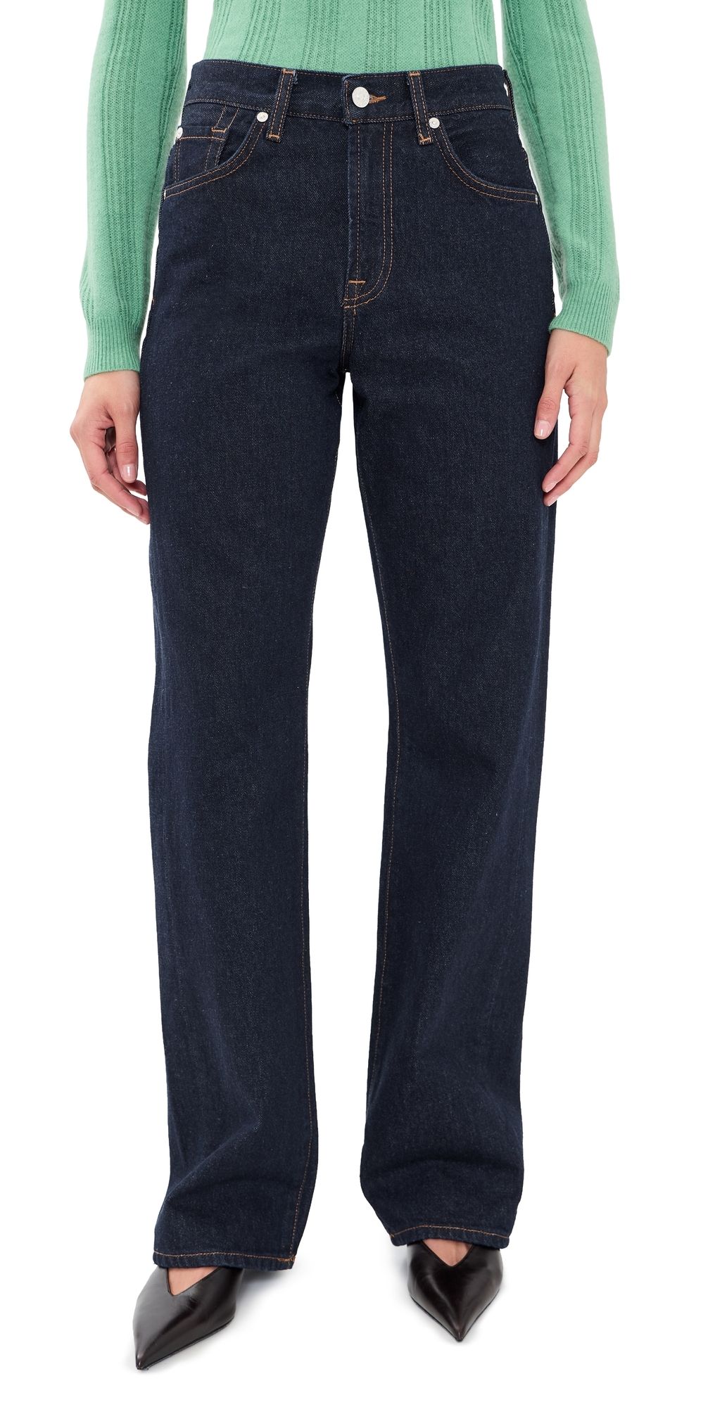 7 For All Mankind Tess Jeans Iron Blue 26