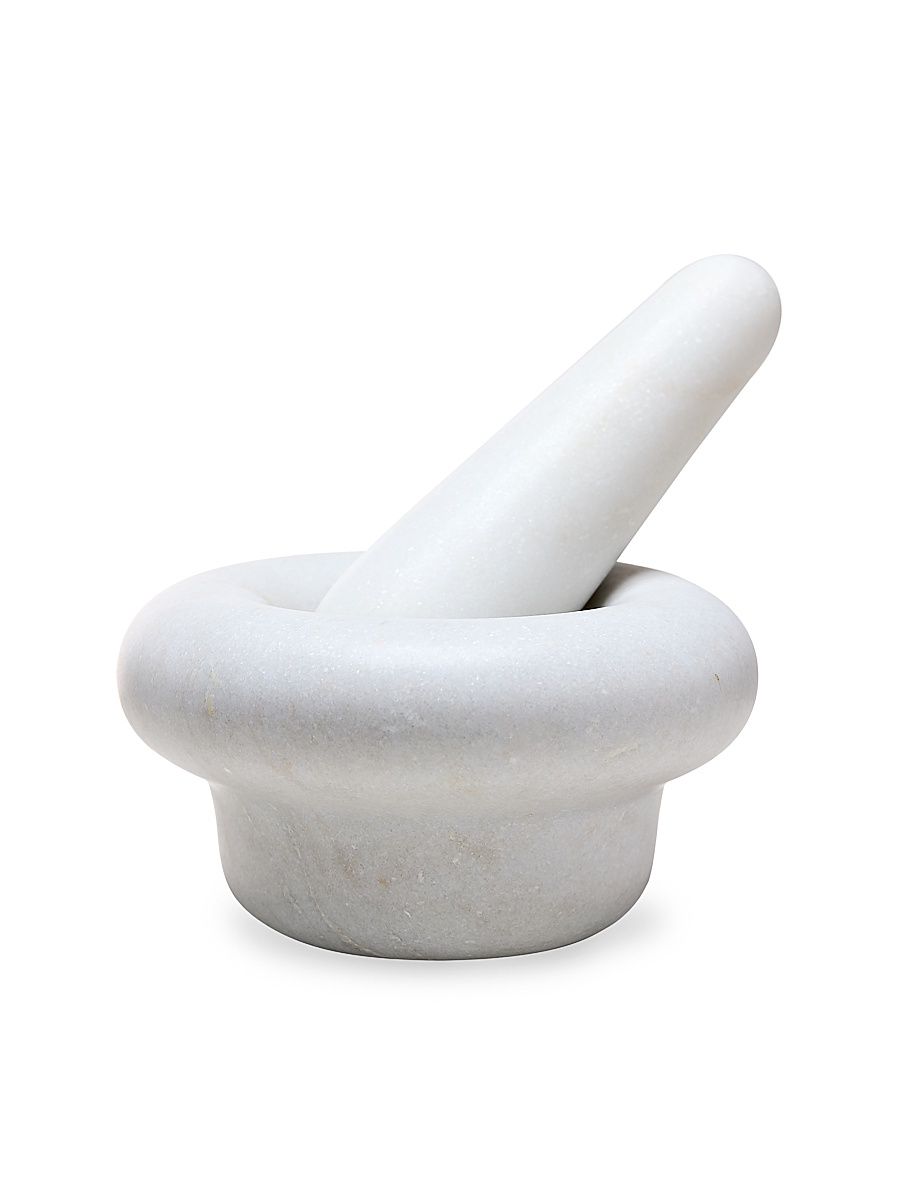 Stone Pestle & Mortar - White