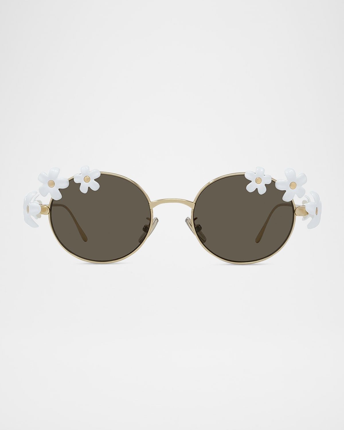 Signature Floral Metal Sunglasses