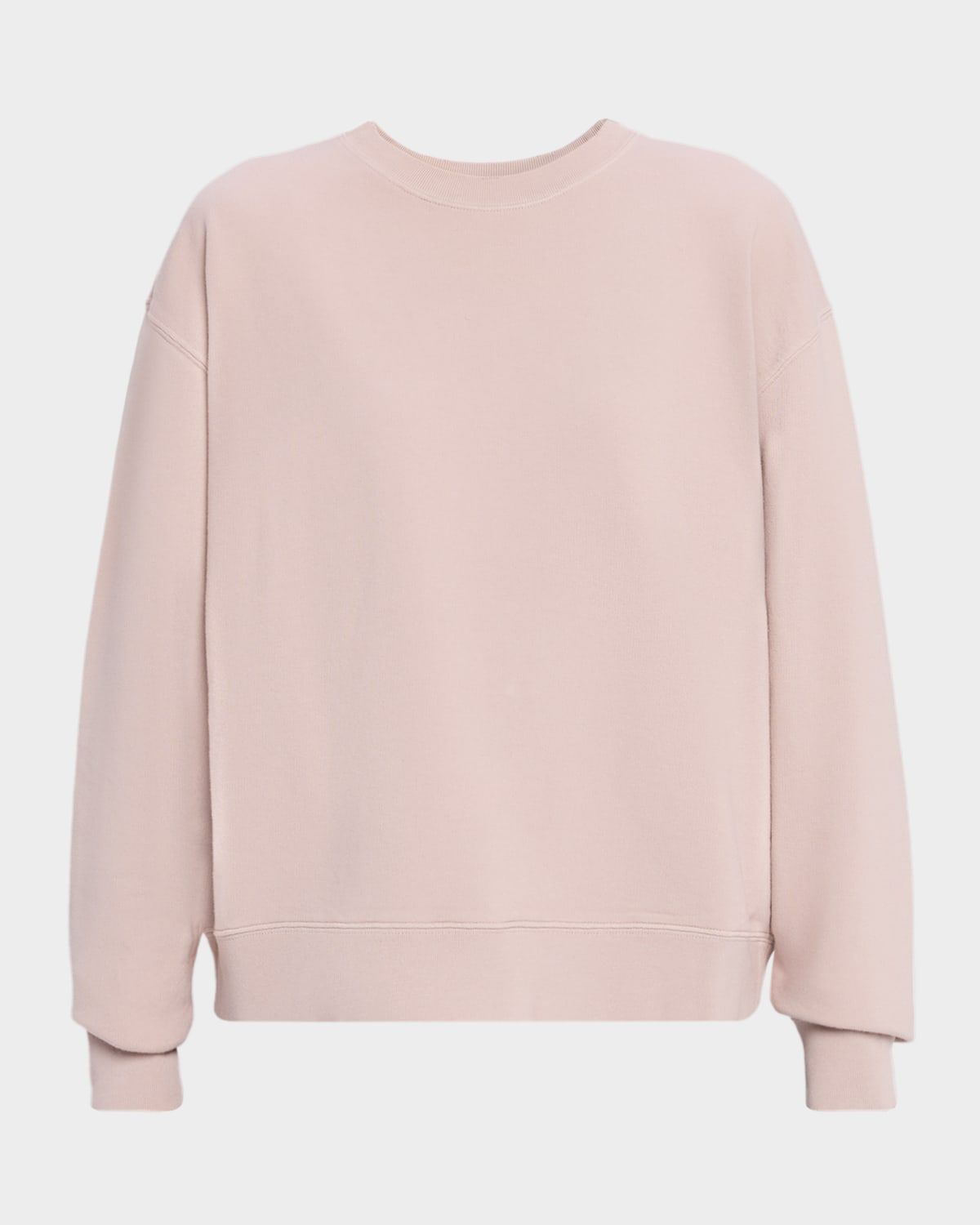 Reverse Logo Cotton Crewneck Sweatshirt