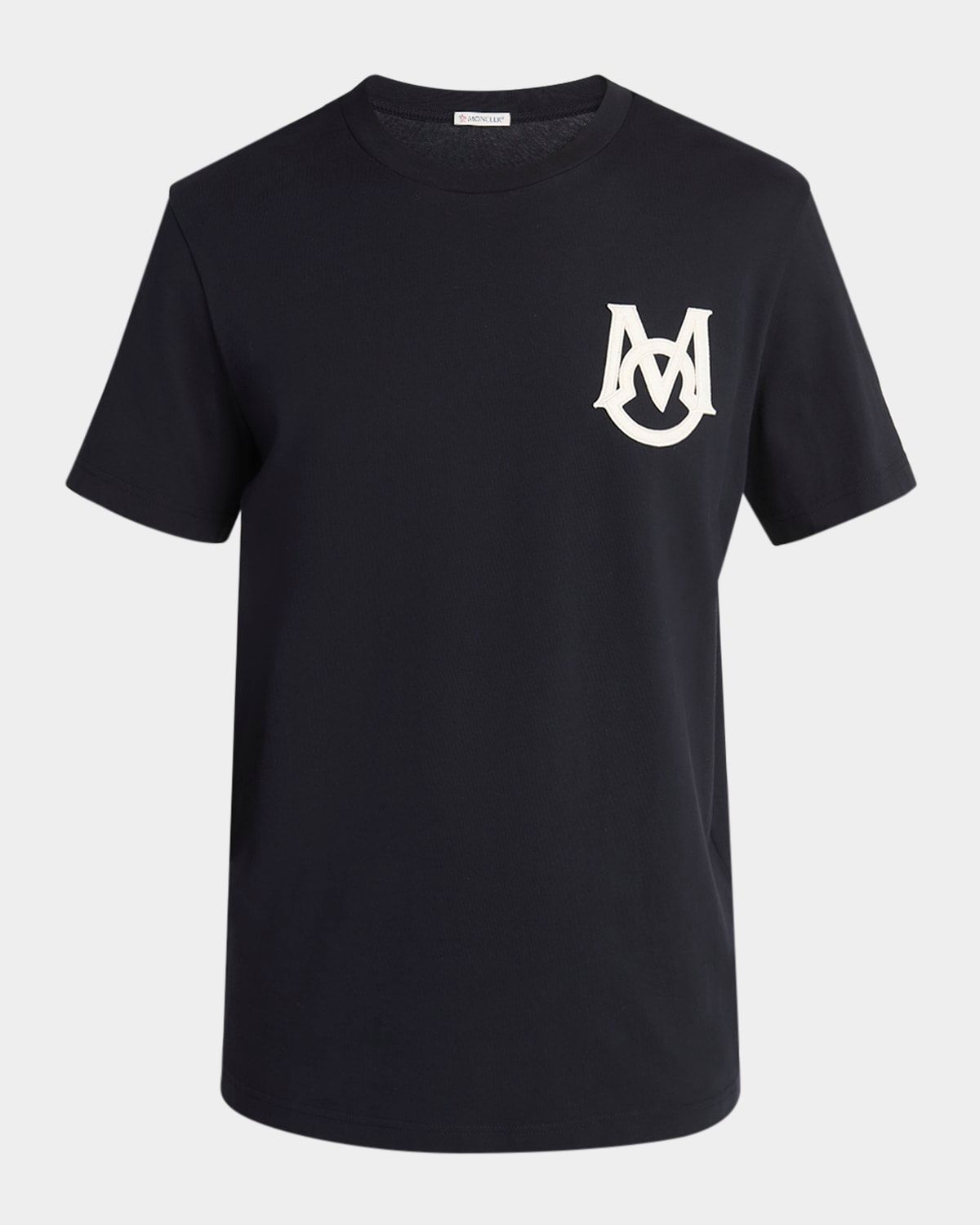 Men & apos;s Monogram Applique Crewneck T-Shirt