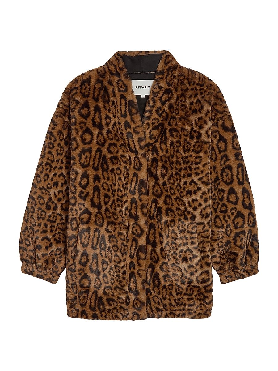 Women's Jane Leopard Coatigan - Leopard - Size Small