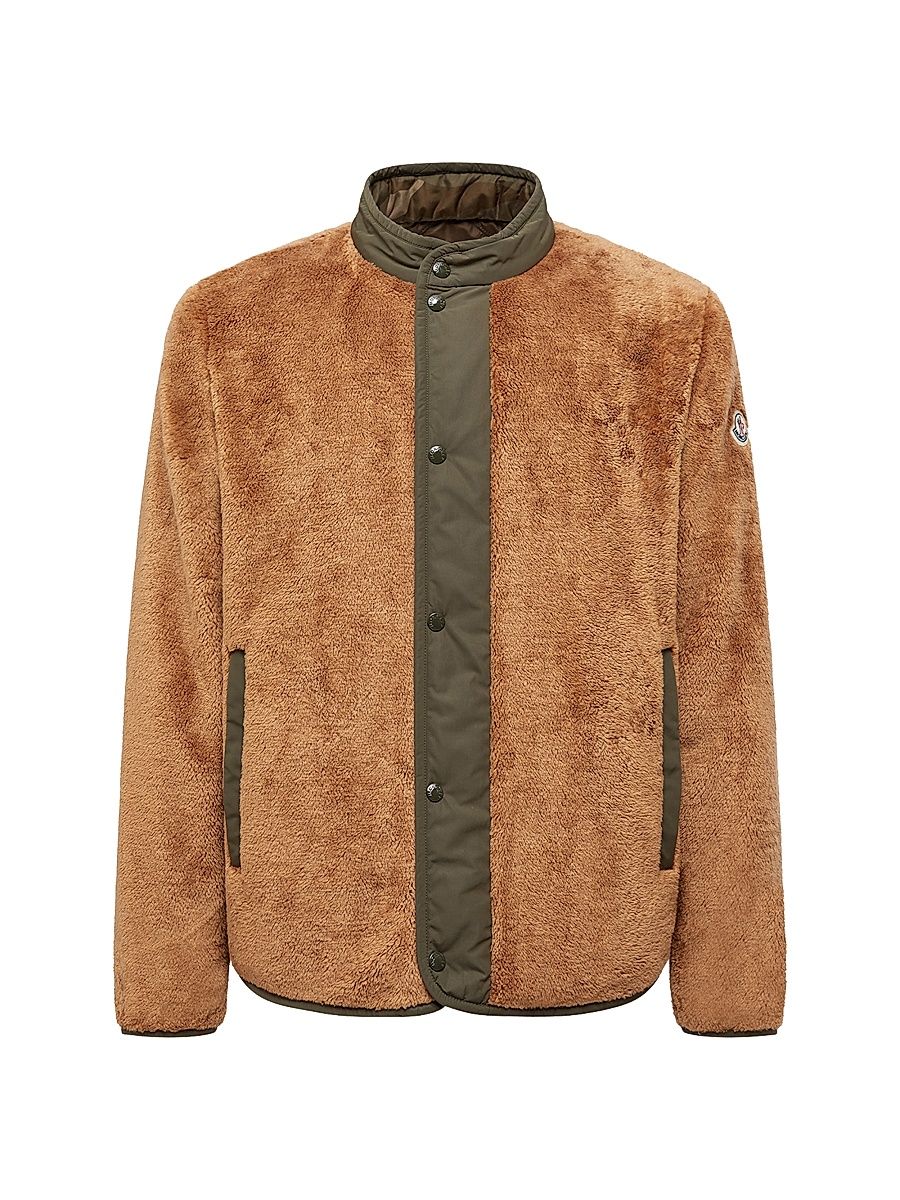 Men's Rentignat Reversible Down-Filled Jacket in Teddy - Camel Beige - Size XXXL