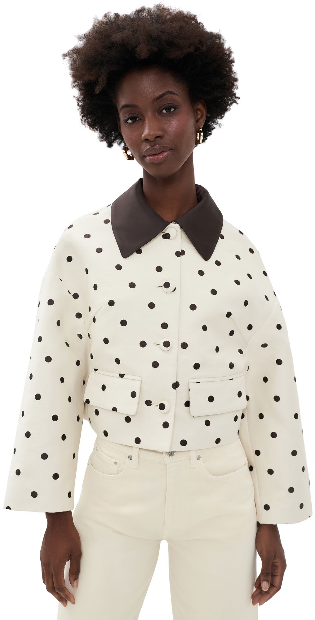 BAUM UND PFERDGARTEN Bebeth Jacket Egret Creme Dot 42