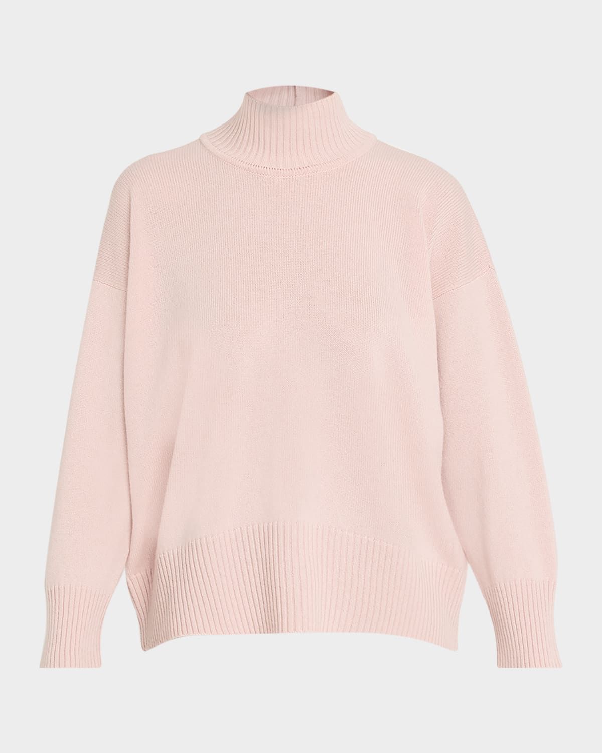 Cashmere Small Long Sleeve High Neck Sweater - Mid Length