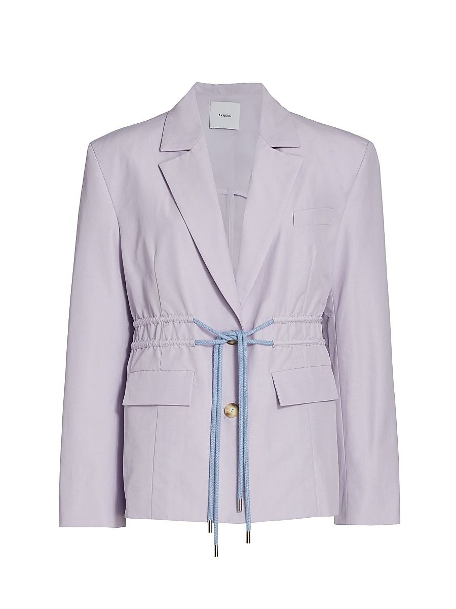 Women's Amanda Drawstring Blazer - Lavender - Size 2