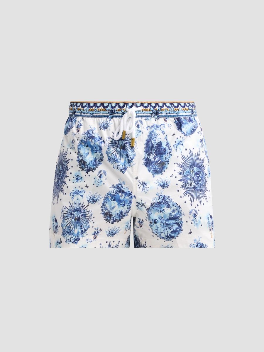 Camilla Men's The Porcelain Parlour Short Boardshorts - The Porcelain Parlour - Size XL